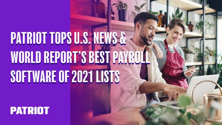 爱国者荣登2021年《美国新闻与世界报道》最佳工资单软件排行榜榜首